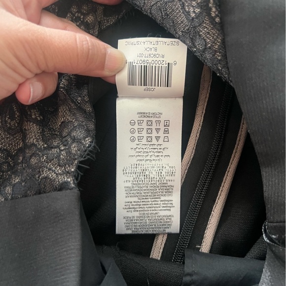 BCBG Black Jumpsuit with Lace detail - Picture 11 of 13